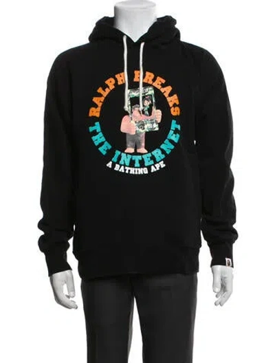 Pre-owned A Bathing Ape X Ralph Breaks The Internet Graphic Print In Black