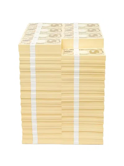 A Bathing Ape X Saint Mxxxxxx Banknote-print Chair In Neutral