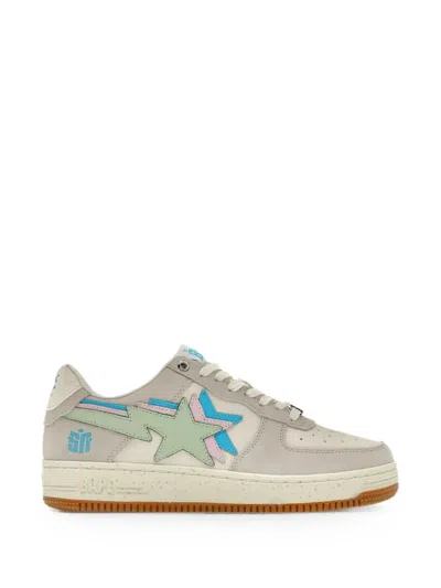 A Bathing Ape X Sneaker News Bape Sta Bape Lace-up Sneakers In Multi