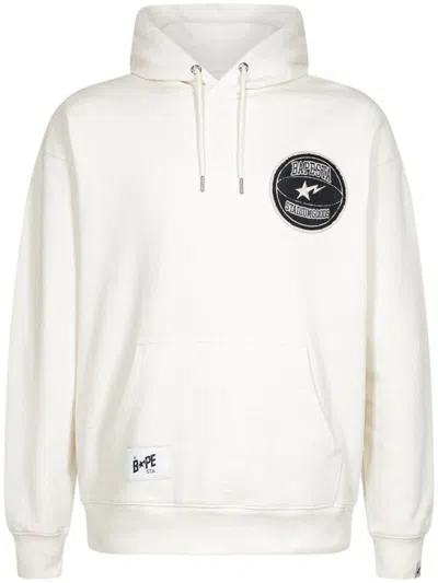 A Bathing Ape X Stadium Goods® "court White" Hoodie