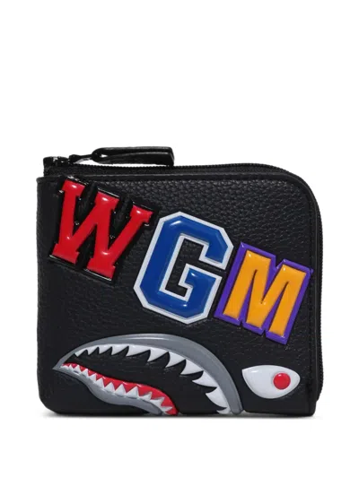 A Bathing Ape Zip Wallet In Brown