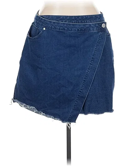 Pre-owned A Beautiful Soul Denim Skirt In Blue