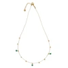 A BEAUTIFUL STORY BL23415 AWARE AVENTURINE GC NECKLACE