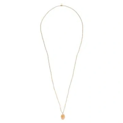 A Beautiful Story Calm Citrine Gold Coloured Necklace