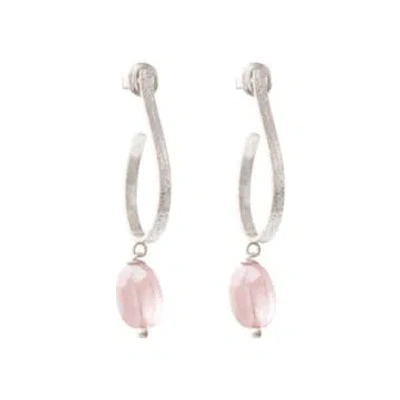 A Beautiful Story Earrings Attracted In Rose Pink