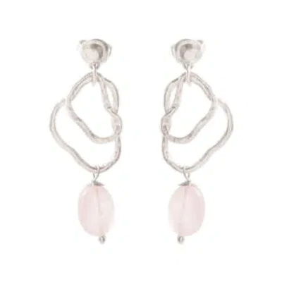 A Beautiful Story Earrings Fascinated In Rose Pink