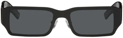 A Better Feeling Black Pollux Sunglasses In Black Steel/black