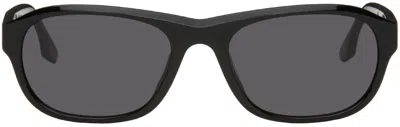 A Better Feeling Black Sfz Sunglasses In Black + Black