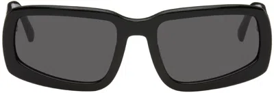 A Better Feeling Black Soto-ii Sunglasses In Black + Black