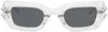 A Better Feeling Transparent Bolu Glacial Sunglasses In Crystal Clear