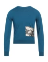 A Better Mistake Man Sweater Deep Jade Size 5 Wool In Green