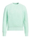 A Better Mistake Man Sweater Light Green Size 5 Cotton In Green