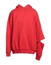 A Better Mistake Man Sweatshirt Red Size 4 Cotton In Red