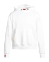 A Better Mistake Man Sweatshirt White Size 6 Cotton In White