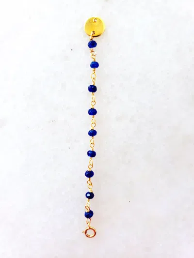 A Blonde And Her Bag Semi-precious Bead Necklace Extender In Multi