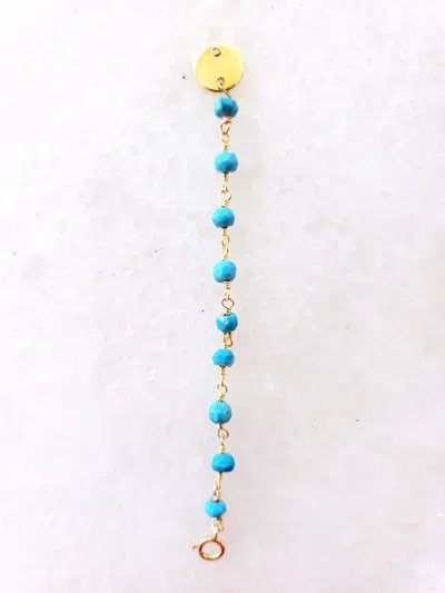A Blonde And Her Bag Semi-precious Bead Necklace Extender In Multi