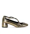 A. Bocca Two For Love Gold Pump In Neutrals