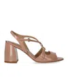 A. BOCCA TWO FOR LOVE PINK HEELED SANDAL