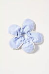 A Bronze Age Inside Out Daisy Scrunchie In Blue