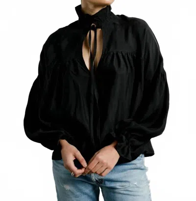 A Bronze Age Louie Top In Crow In Multi