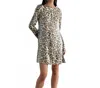 A Bronze Age Monroe Dress In Leopard In Brown