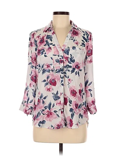 Pre-owned A. Byer 3/4 Sleeve Blouse In Pink