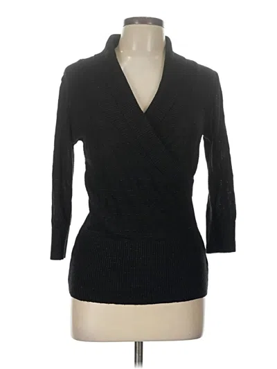 Pre-owned A. Byer Cardigan Sweater In Black