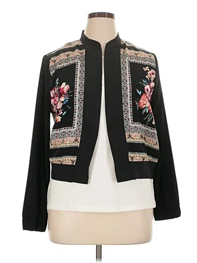 Pre-owned A. Byer Cardigan Sweater In Black