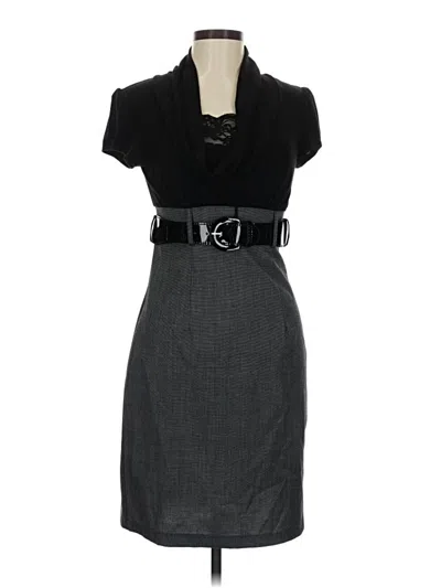 Pre-owned A. Byer Casual Dress In Gray