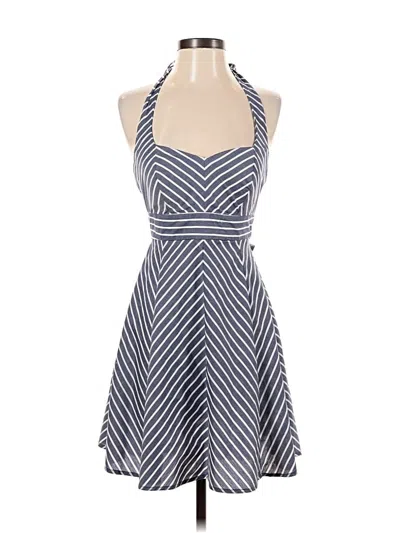 Pre-owned A. Byer Cocktail Dress In Blue