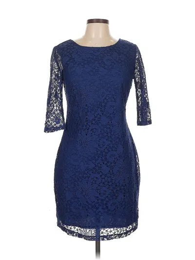 Pre-owned A. Byer Cocktail Dress In Blue