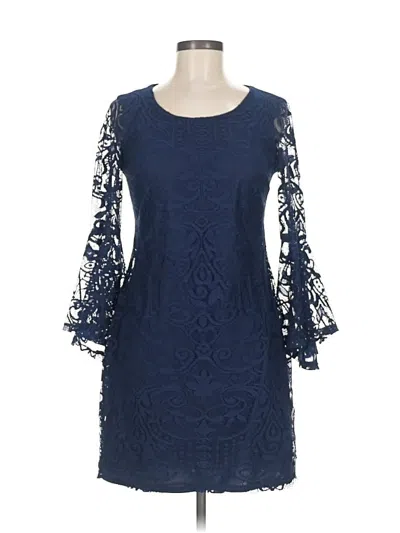 Pre-owned A. Byer Cocktail Dress In Blue