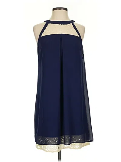 Pre-owned A. Byer Cocktail Dress In Blue