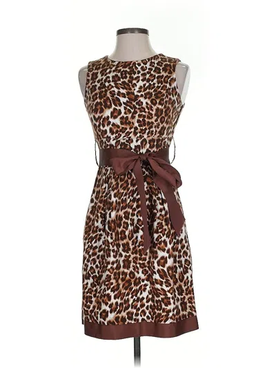 Pre-owned A. Byer Cocktail Dress In Brown