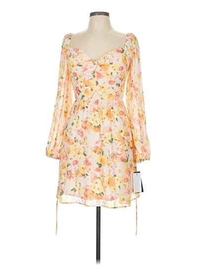 Pre-owned A. Byer Cocktail Dress In Orange