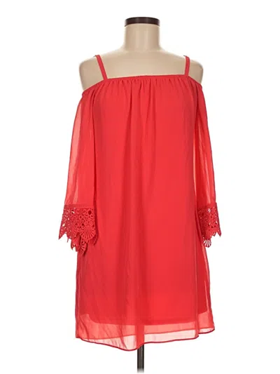 Pre-owned A. Byer Cocktail Dress In Red