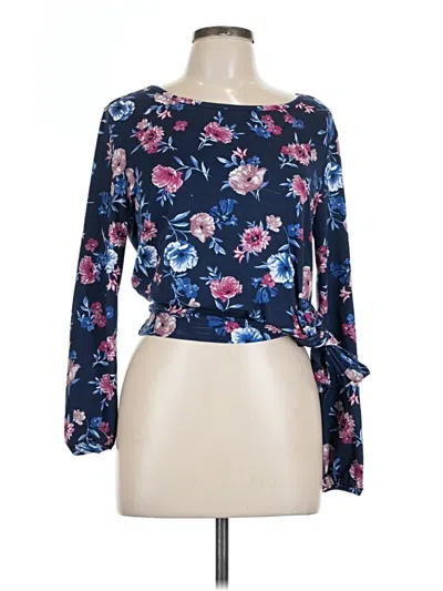 Pre-owned A. Byer Long Sleeve T-shirt In Blue