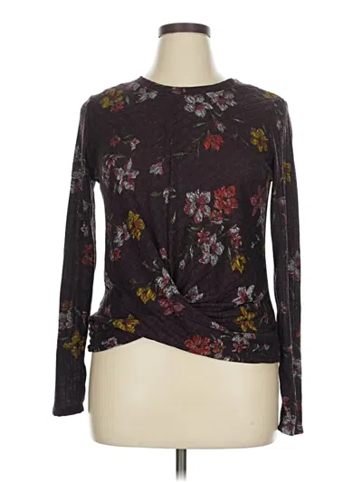 Pre-owned A. Byer Long Sleeve T-shirt In Brown