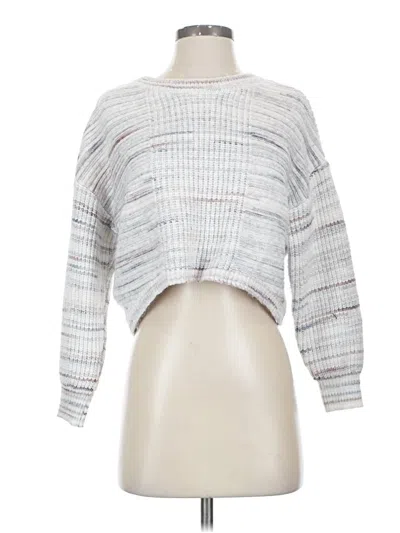 Pre-owned A. Byer Pullover Sweater In Silver