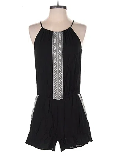 Pre-owned A. Byer Romper In Black