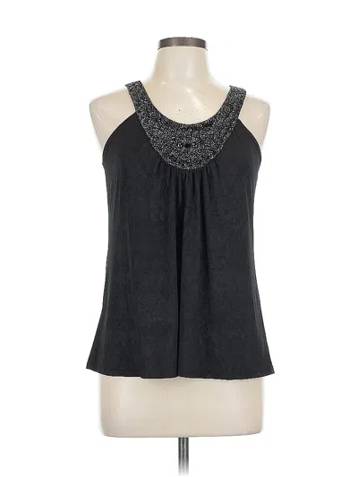 Pre-owned A. Byer Sleeveless Blouse In Black