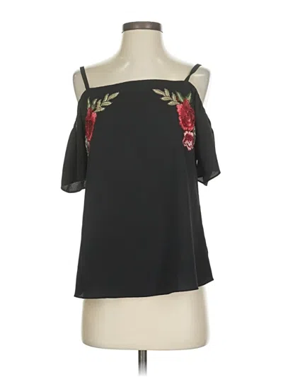 Pre-owned A. Byer Sleeveless Blouse In Black