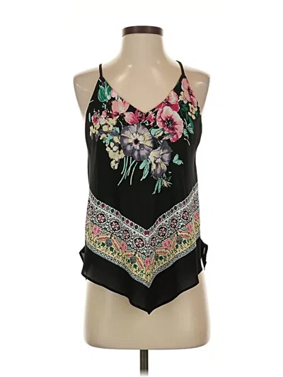 Pre-owned A. Byer Sleeveless Blouse In Black