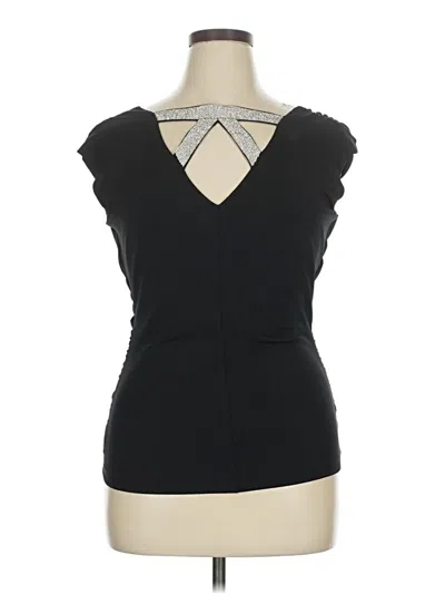 Pre-owned A. Byer Sleeveless Blouse In Black