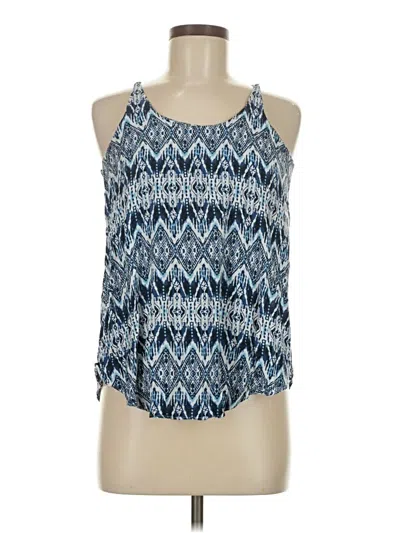 Pre-owned A. Byer Sleeveless Blouse In Blue