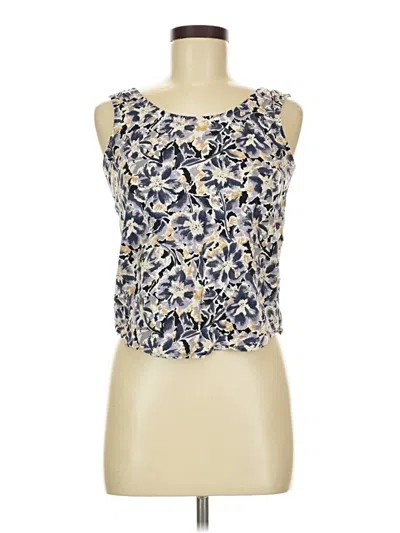 Pre-owned A. Byer Sleeveless Blouse In Blue