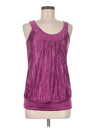 Pre-owned A. Byer Sleeveless Blouse In Purple