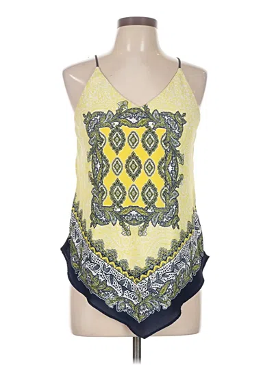 Pre-owned A. Byer Sleeveless Blouse In Yellow
