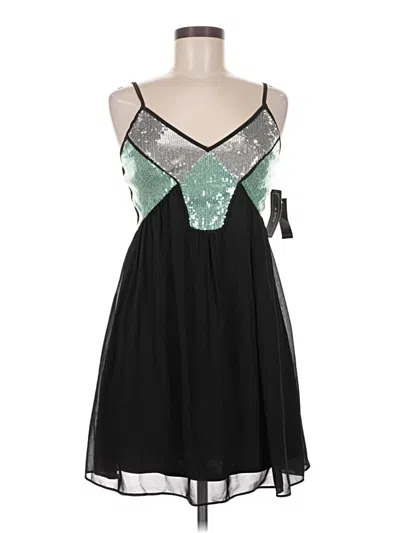 A. Byer Sleeveless Top Black Strapless Neckline Tops