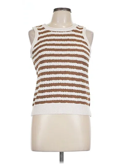 Pre-owned A. Byer Sleeveless T-shirt In Brown